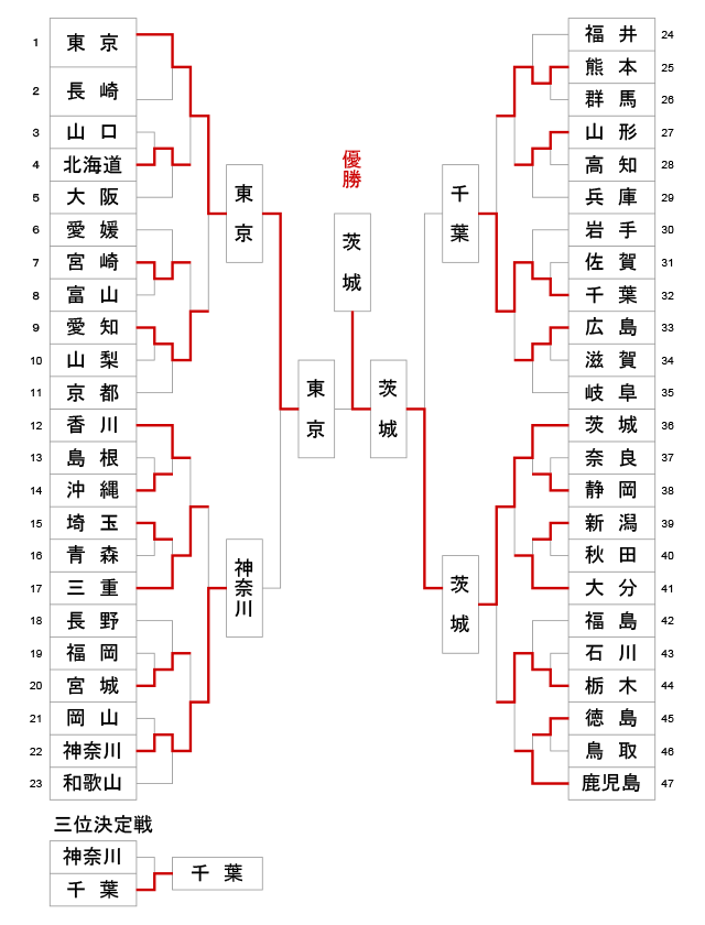 第74回国民体育大会剣道大会_成年男子